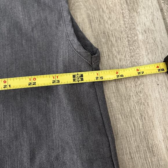 FIGS Scrub Top Gray Size Large Technical Collection Rafaela Oversized - Picture 5 of 9